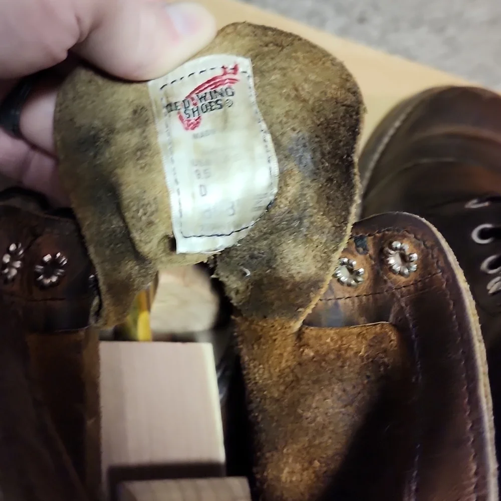 Red Wing Shoes Brown Leather Boots - Picture 13 of 14